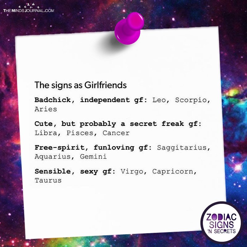 The Signs As Girlfriends