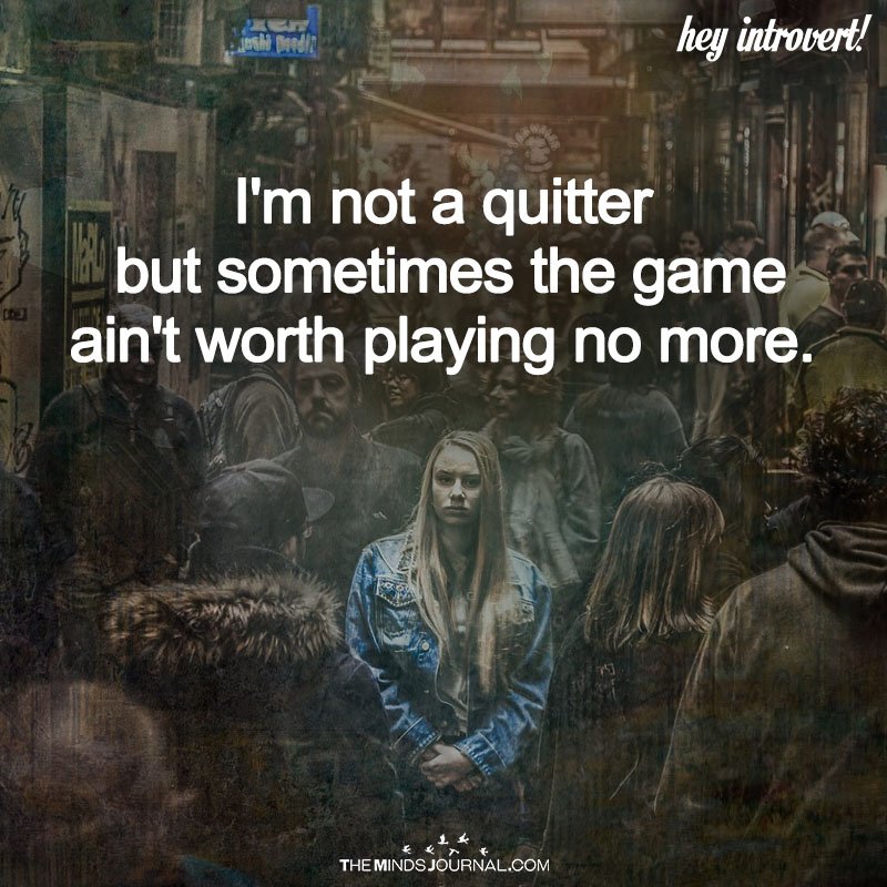 I'm Not A Quitter
