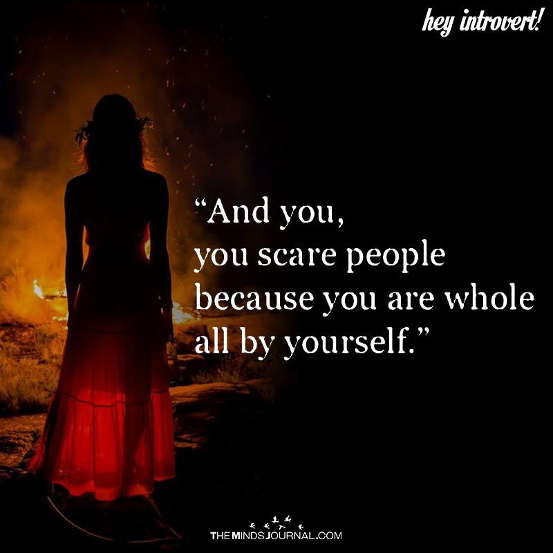 And You, You Scare People