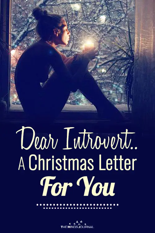 Christmas Letter For Introvert pin