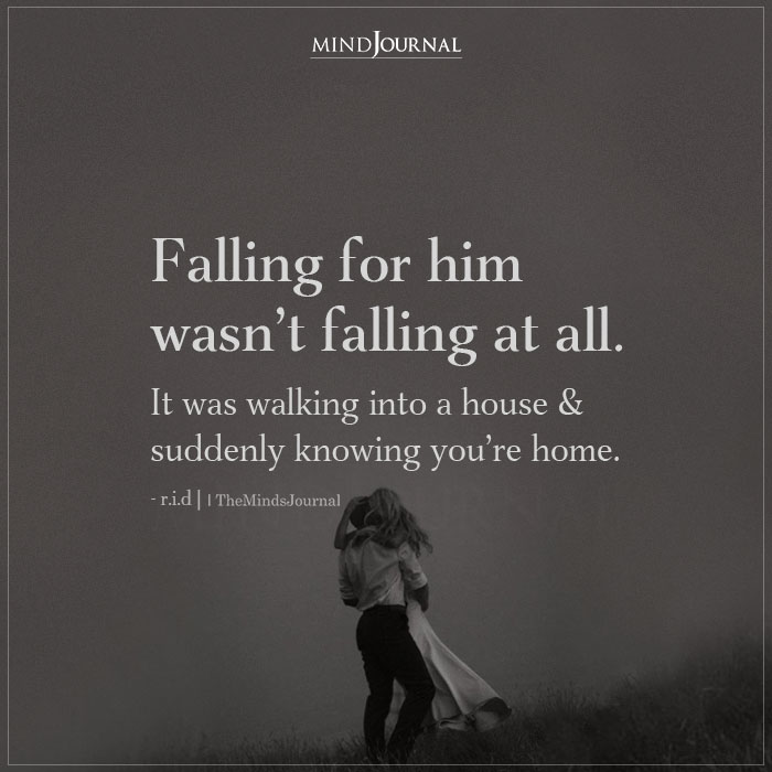 Falling For Him Wasnt Falling At All