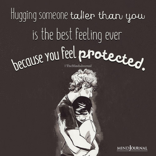Hugging Someone Taller Than You