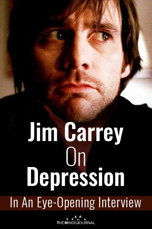 Jim Carrey On Depression Interview pin
