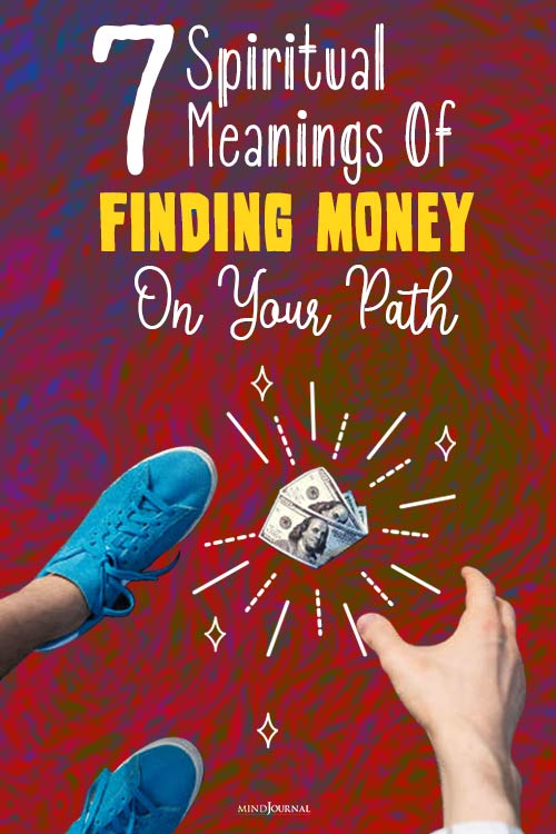 Meanings Finding Money On Path