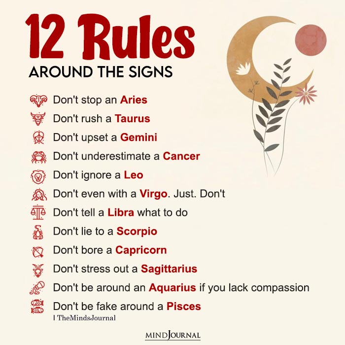 Rules Around The Zodiac Signs