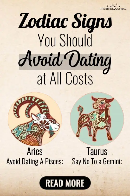 Zodiac Signs You Should Avoid Dating at All Costs  