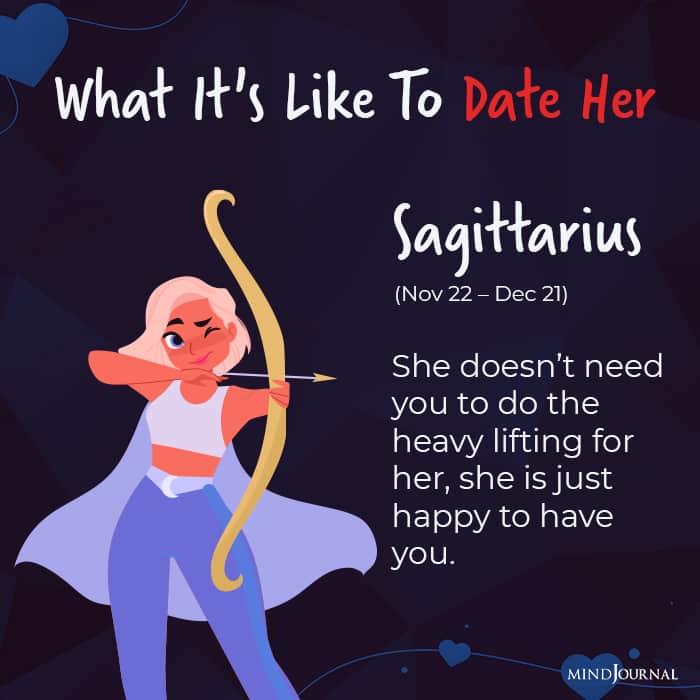 sagittarius date her