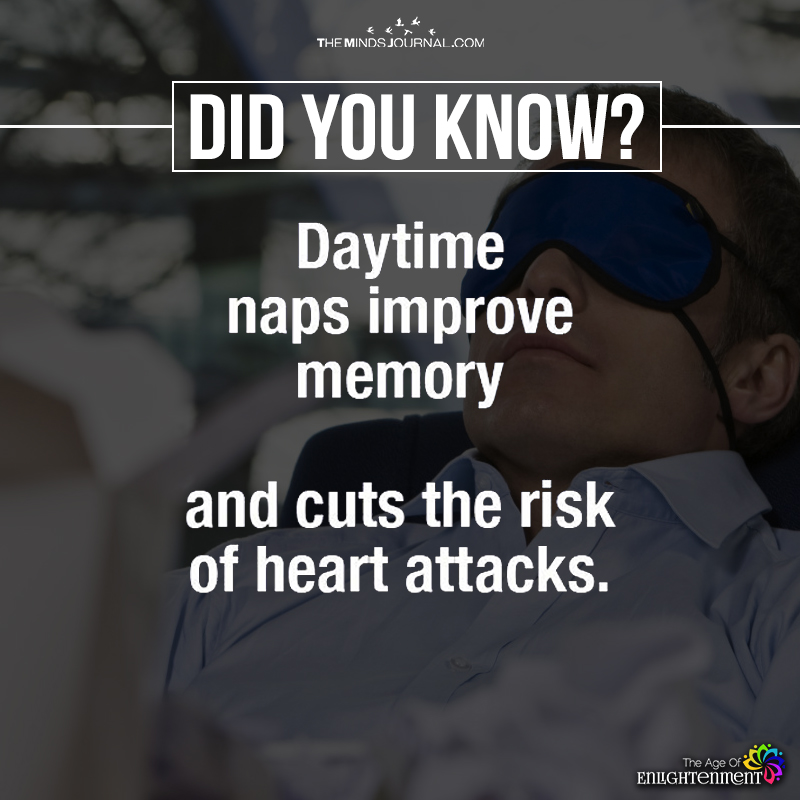 Daytime Naps Improve Memory