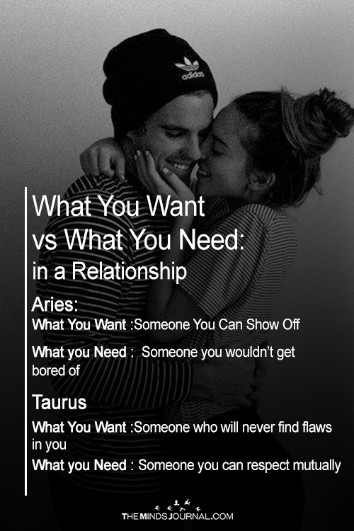 What You Want Versus What You Need in a Relationship: This Is What Your Zodiac Says