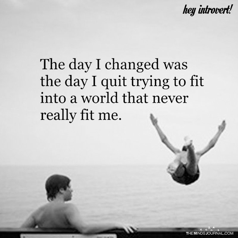 The Day I Changed