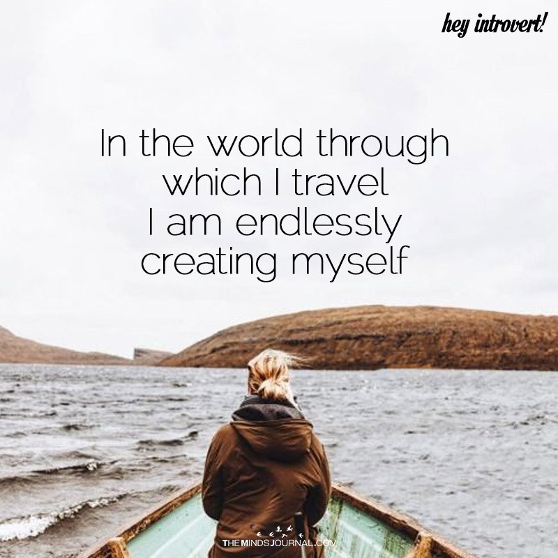 In The World Through Which I Travel