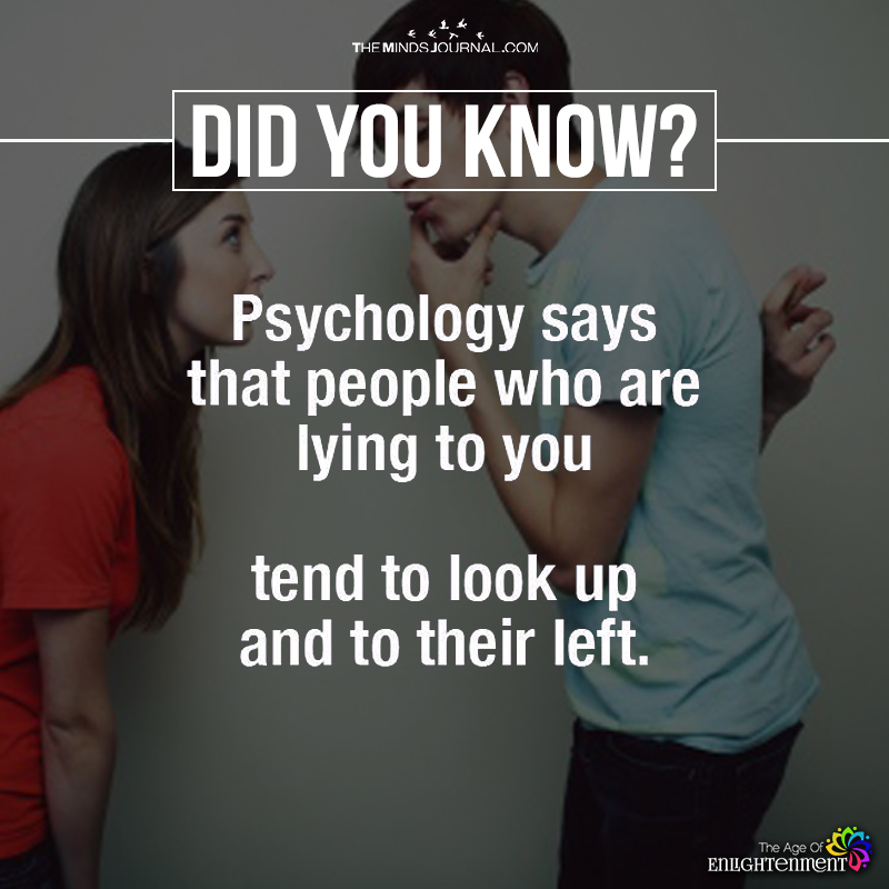 Psychology Says That People Who Are Lying To You