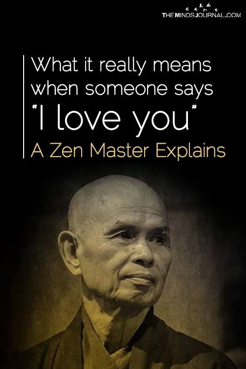 What It Really Means When Someone Says “I love you”: Thich Nhat Hanh on Love