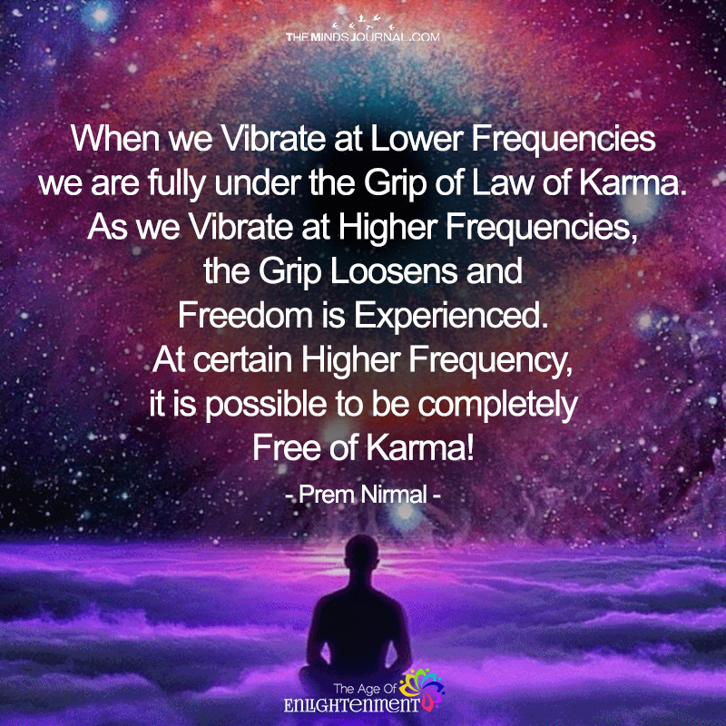 When We Vibrate At Lower Frequencies