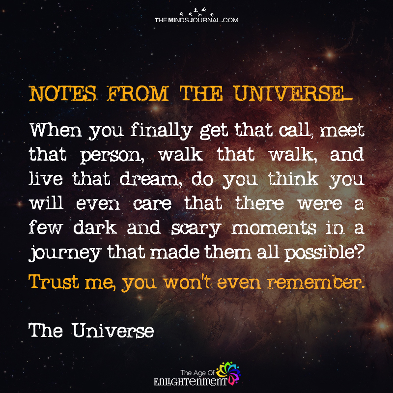Notes From The Universe