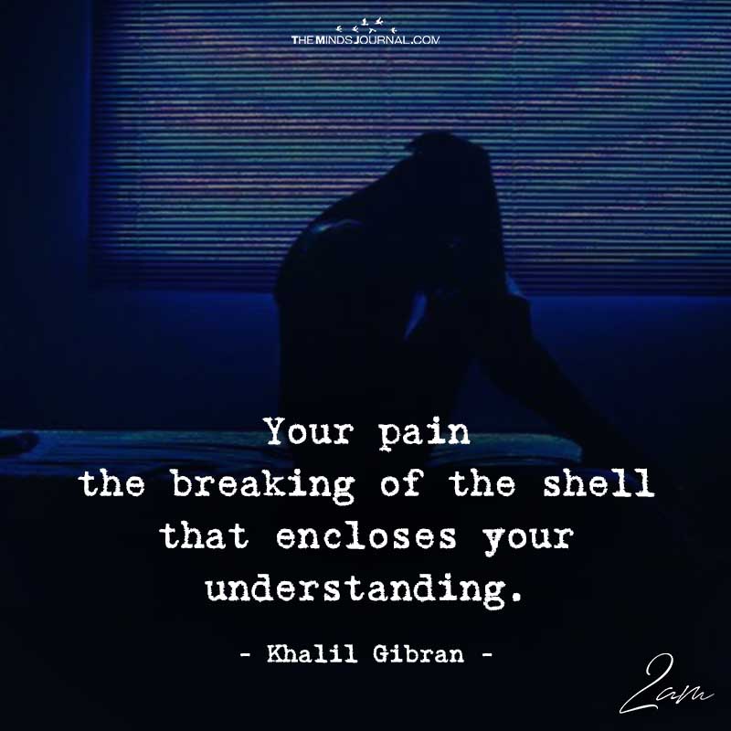 Your Pain The Breaking Of The Shell