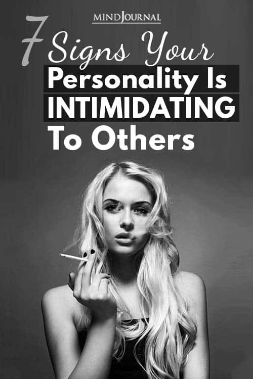 Signs Personality Intimidating Others Pin