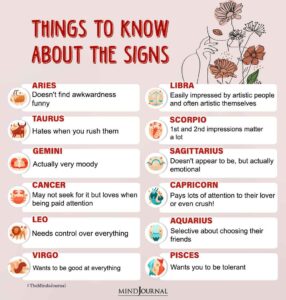 Things To Know About The Zodiac Signs - Zodiac Memes