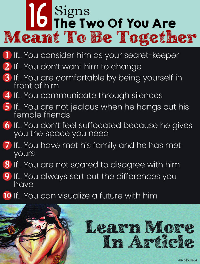 signs the two of you are meant to be together info