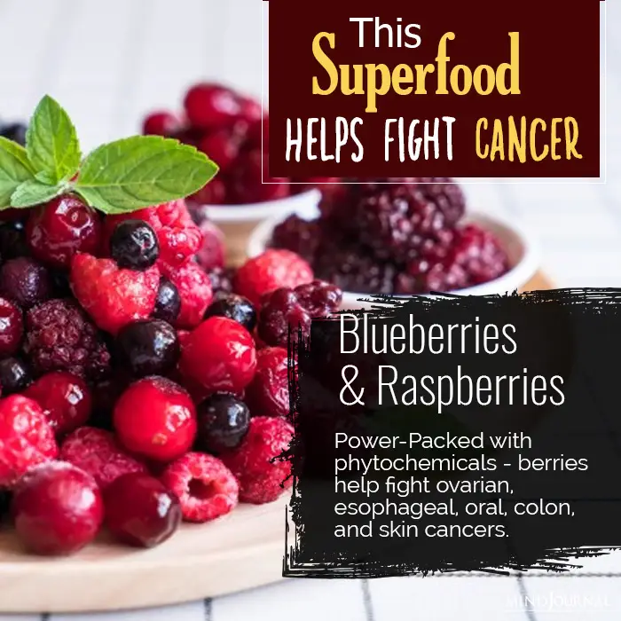 superfoods prevent cancer blueberries