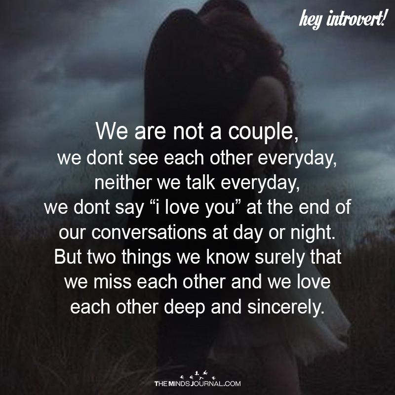 We Are Not A Couple