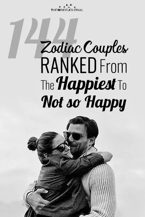 144 Zodiac Couples RANKED From The Happiest To Not so Happy Together