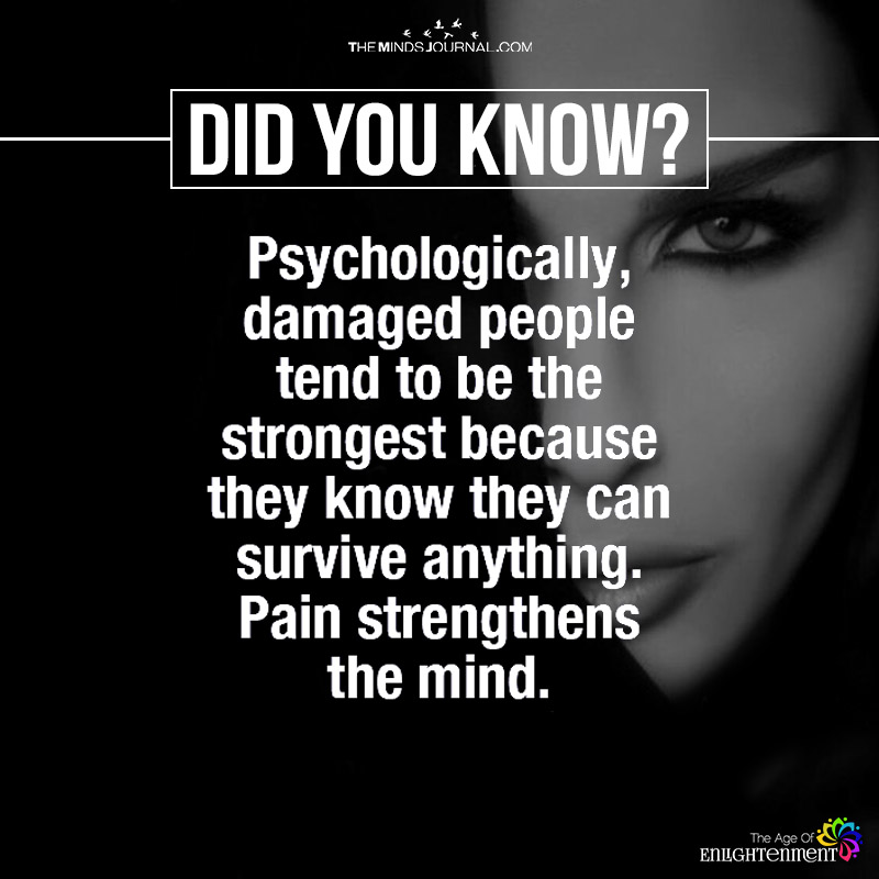 Psychologically Damaged People