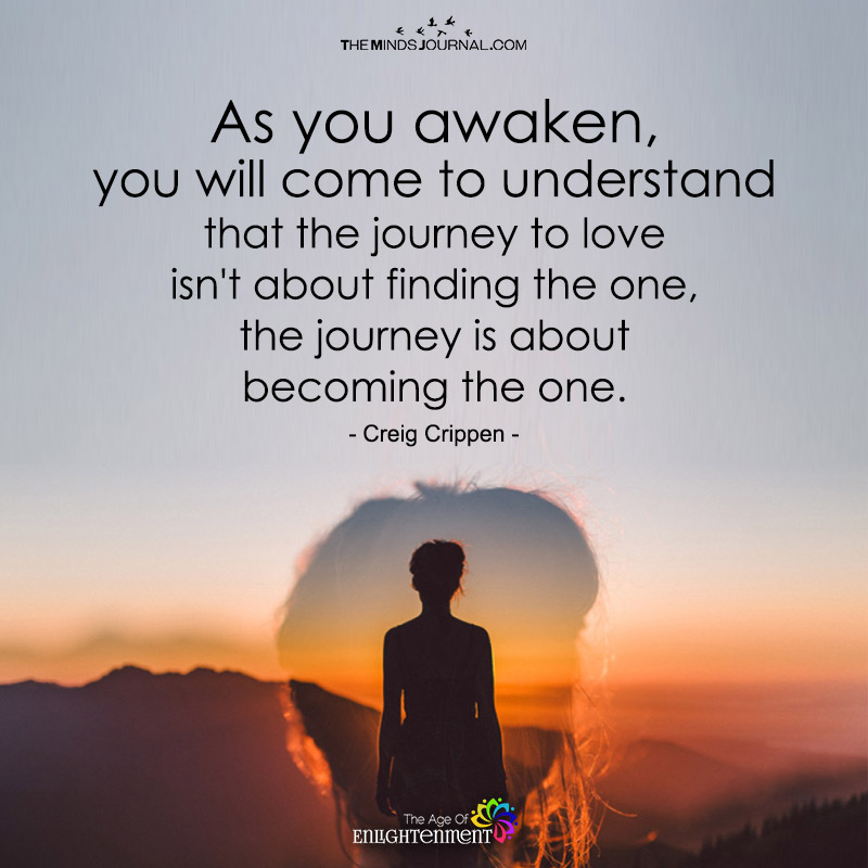 As You Awaken, You Will Come To Understand