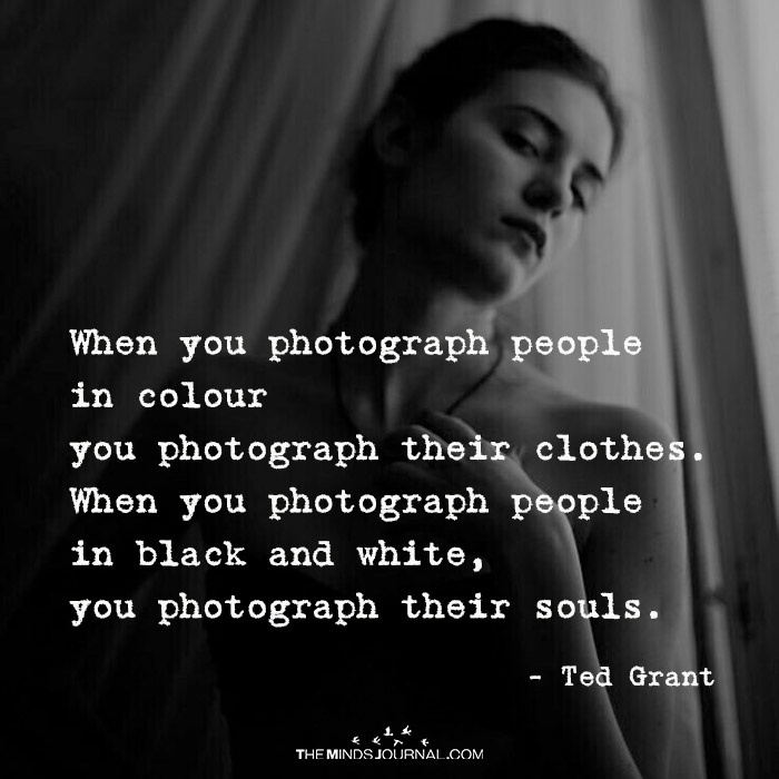 When You Photograph People In colour