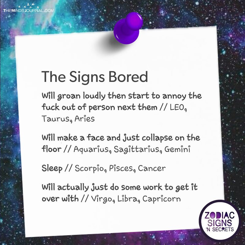 Reactions When Signs Get Bored
