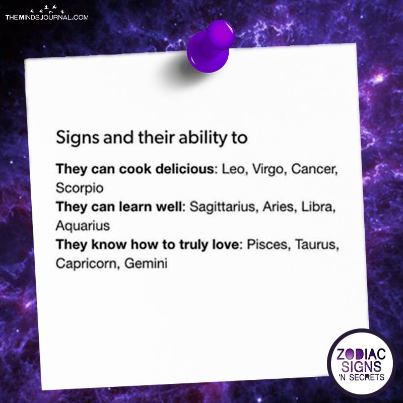 Signs And Their Ability