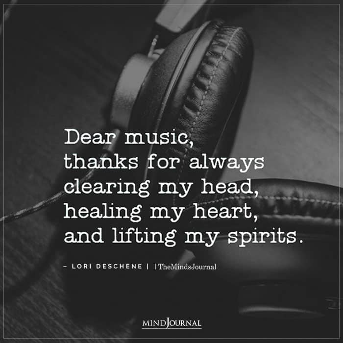 Dear Music Thanks For Clearing Head