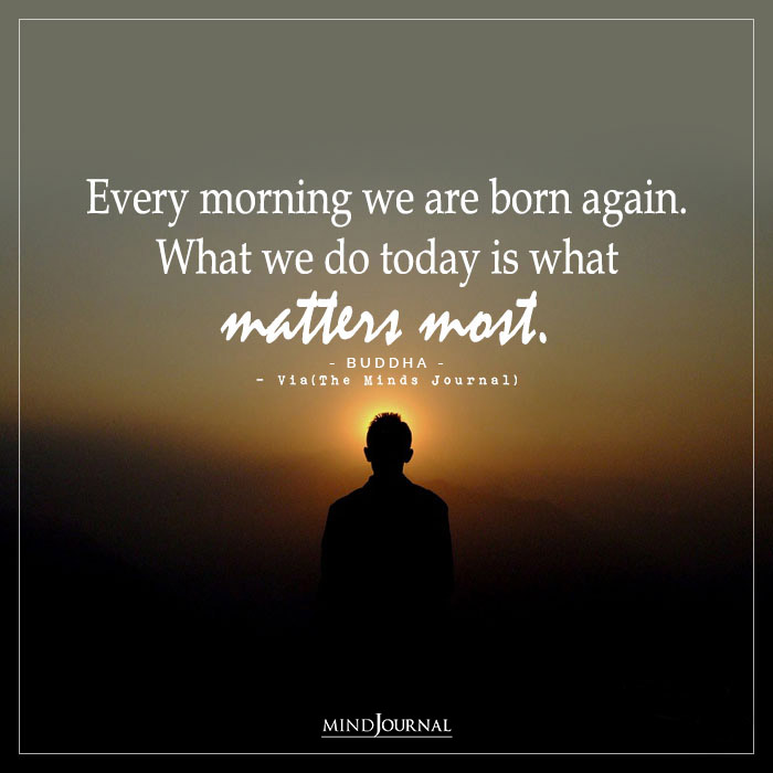 Every Morning Born Again