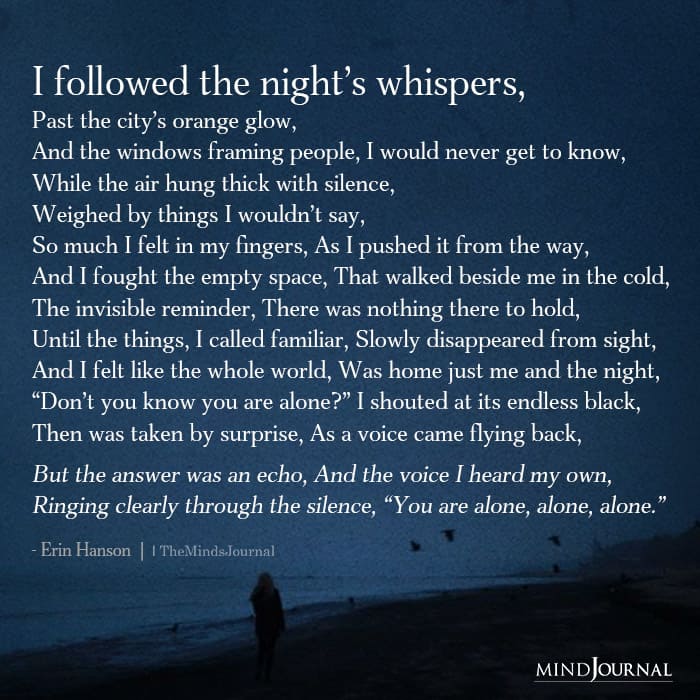 I Followed The Nights Whisper
