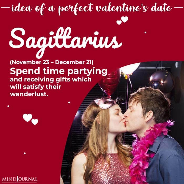 Ideal Valentines Day Date sagittarius