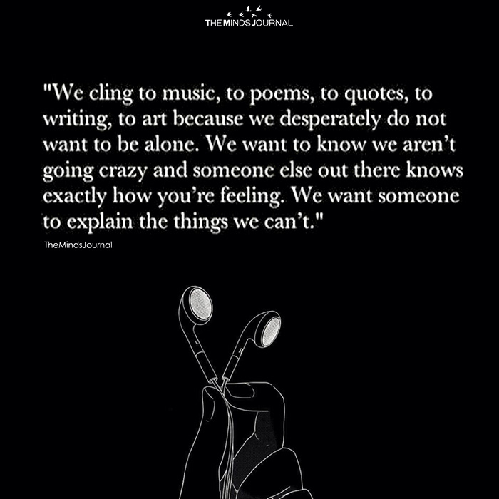 We Cling To Music, To Poems