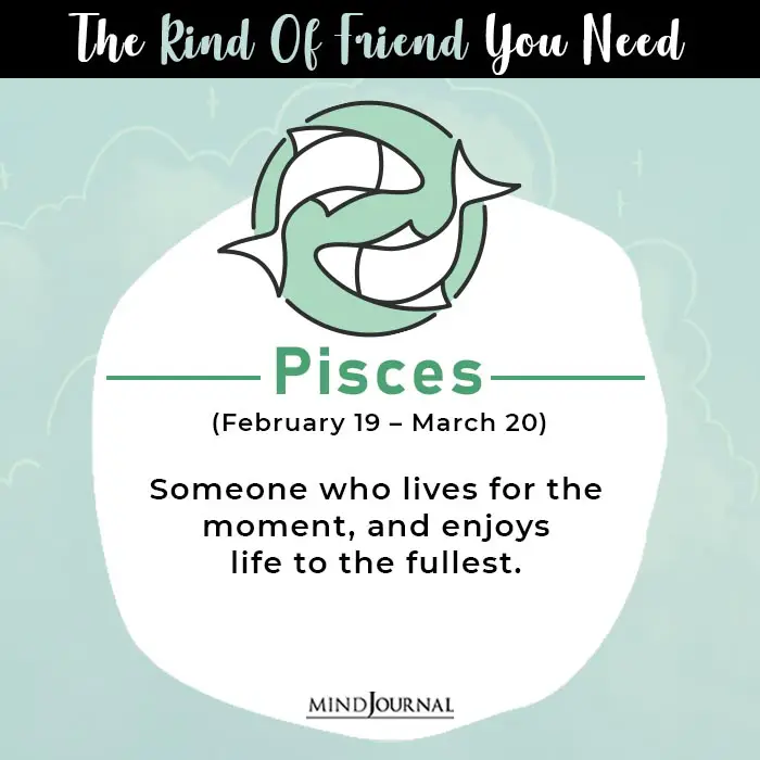 kind of friend pisces