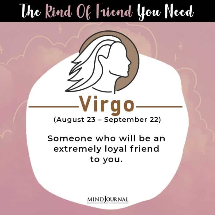 kind of friend virgo