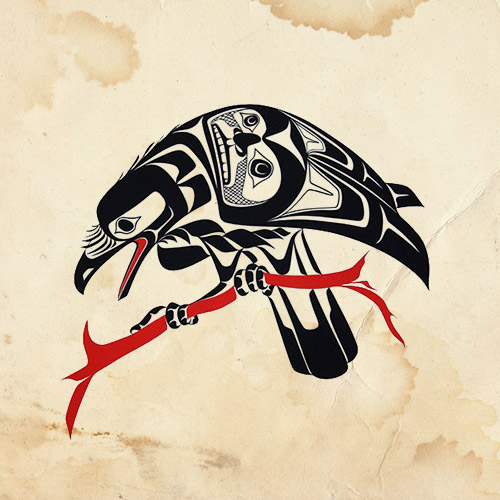 The Raven - native american birth totem
