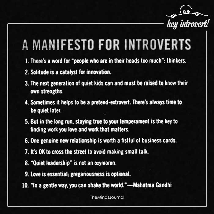 A Manifesto For Introverts
