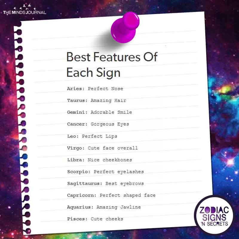 Best Features Of Each Sign