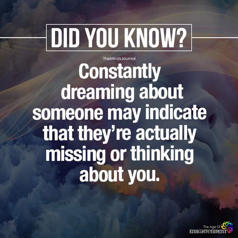 Constantly Dreaming About Someone
