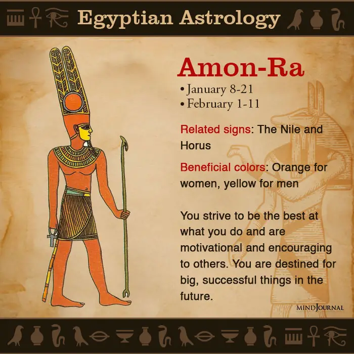 Egyptian Astrology zodic sign AMon ra
