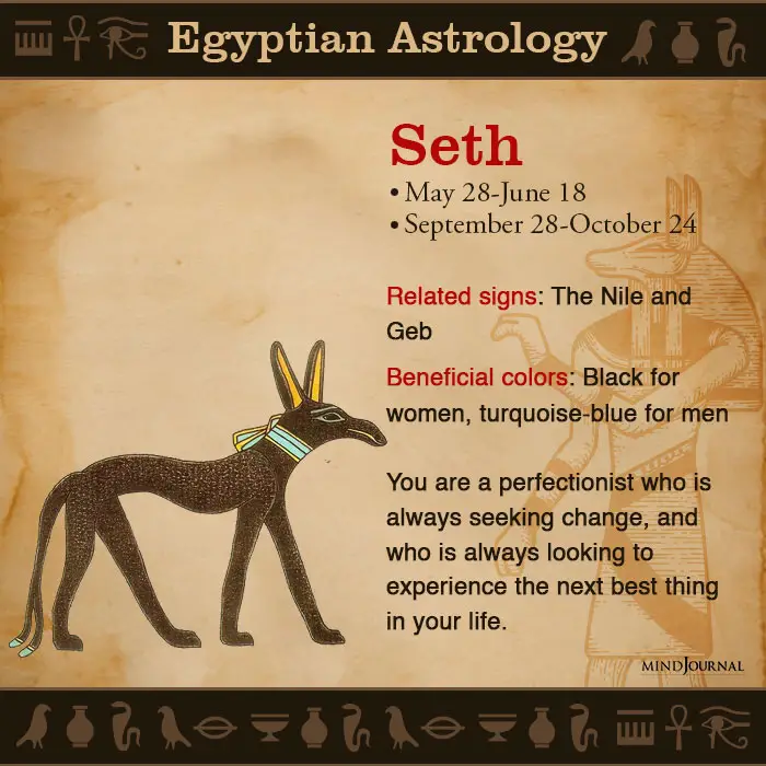 Egyptian Astrology zodic sign seth