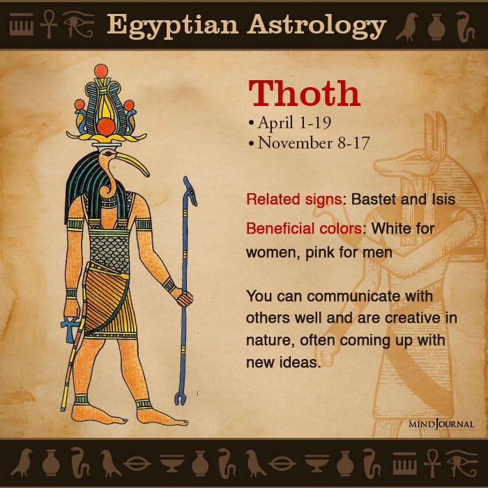 Egyptian Astrology zodic sign thoth
