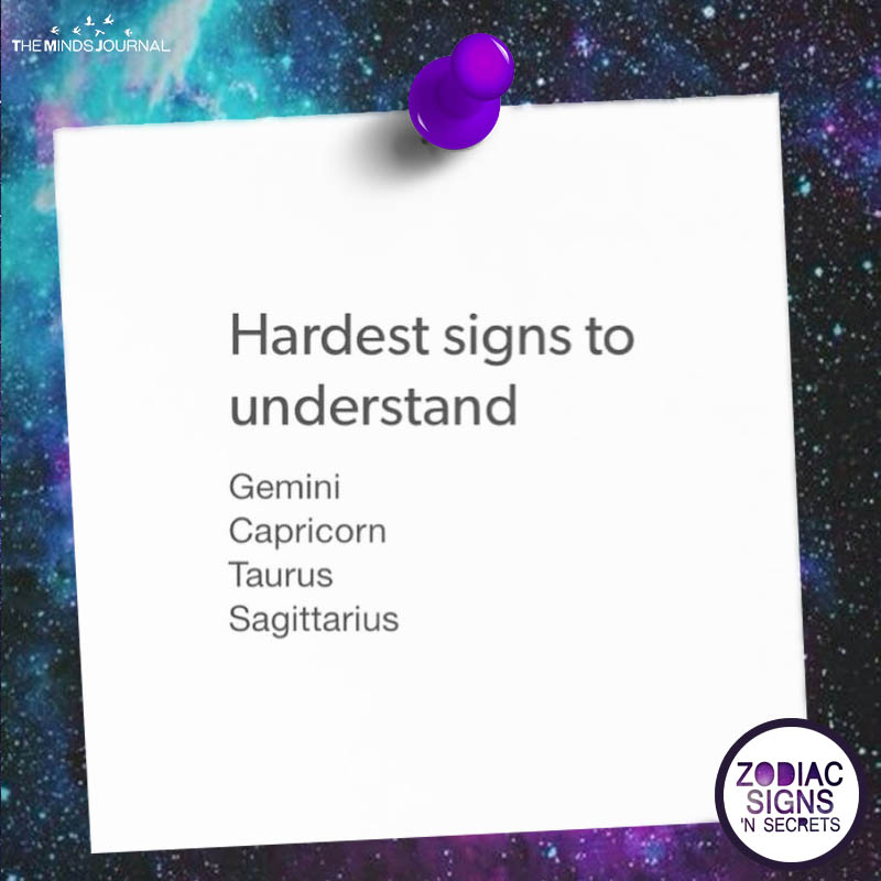 Hardest Signs To Understand