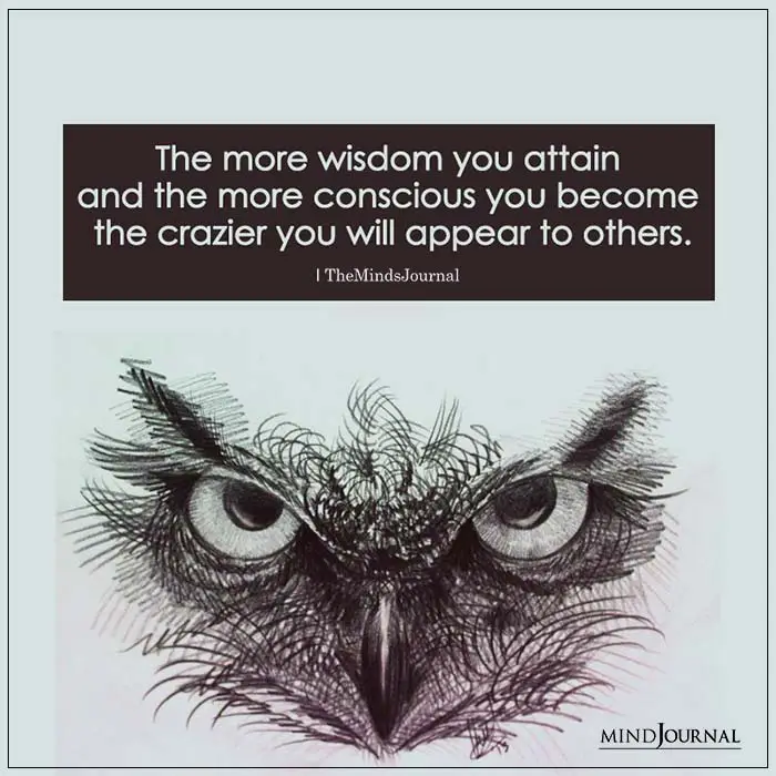The More Wisdom You Attain