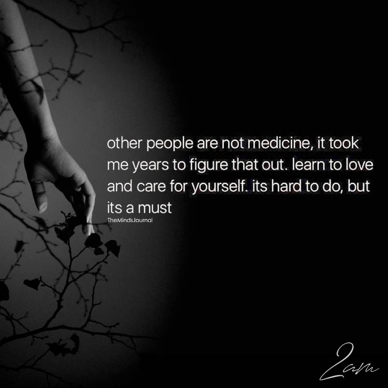 Other People Are Not Medicine