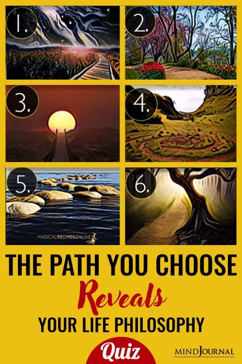 Path You Choose Reveals Life Philosophy pin