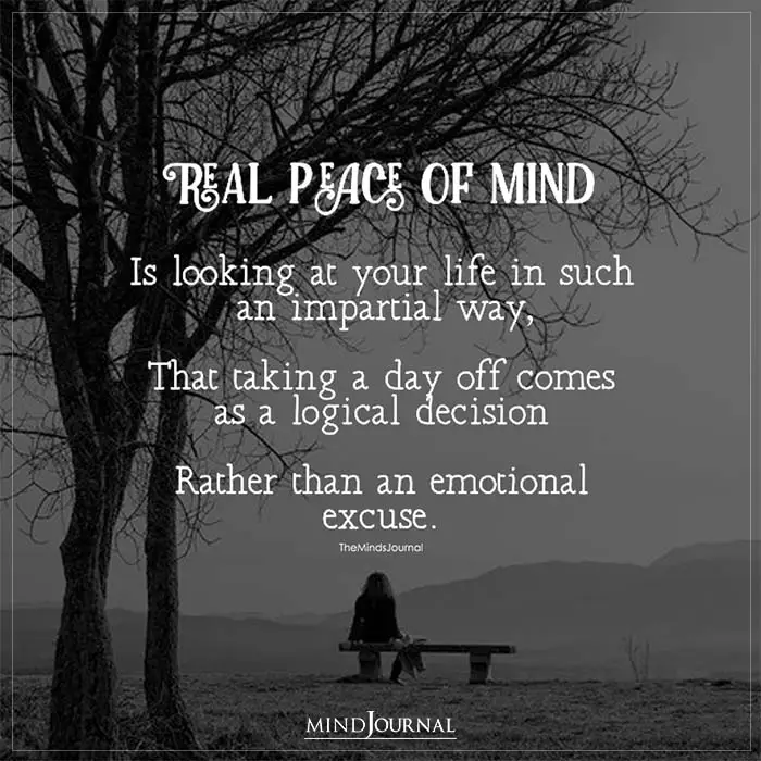 Real Peace Of Mind